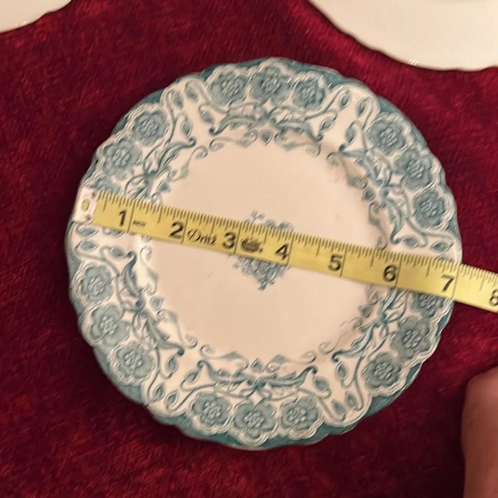 Vintage Glenwood 7” Semi-Porcelain Plates Set of 3 J.H.W. & Sons Hanley, England